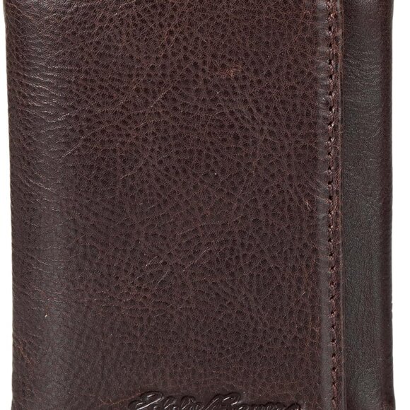 Men Signature Leather Trifold Wallet - Picture 1 of 9